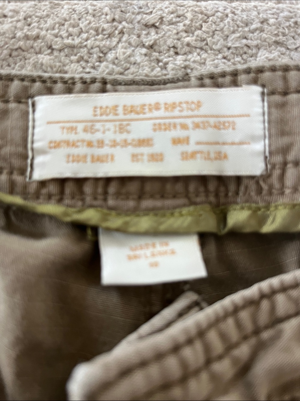 Eddie Bauer Navy and Khaki Cargo Shorts Duo - Picture 3 of 12